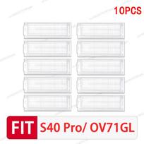 For Xiaomi S40 Pro Ov71gl Robot Vacuum Cleaner Accessories Main Side Brush Mop Cloth Filter Dust Bag Replacement Spare Parts Clear