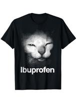 Ibuprofen Cat Meme T-Shirt S gray