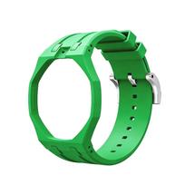 For Swatch Bioceramic Watch Royal POP Mod Silicone Strap Integrated Band Luxury Sport Replacement Watch Accessories Excluding watch žalia