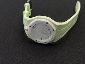 For Swatch Bioceramic Watch Royal POP Mod Silicone Strap Integrated Band Luxury Sport Replacement Watch Accessories Excluding watch gray