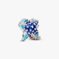 Pandora Colourful Starfish Mini Charm 793817C01 Sterling Silver blue