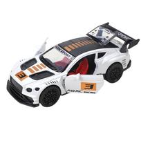 1:36 mastelio Bentley GTR žaislinis automobilis Super Sport transporto priemonė Miniatiūrinis modelis Laisvai besisukantys ratai Cinko lydinio metalas Kolekcija Vaikų dovana Automobilis oranžinė