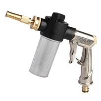 Garden Hose Nozzle High Pressure Foam Guns with 3.5oz Soap Dispenser for Car Washing Backyard Plant Watering Supply 1 black