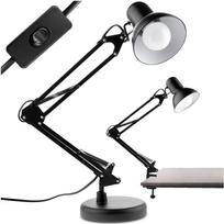 Stalinė lempa Piešimo stalo lempa E27 Tobi Lumiled + Spaustukas Stalas juoda
