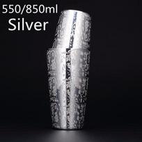 550ml/850ml Engraving Stainless Steel Cocktail Boston Bar Shaker Bar tool Barware