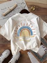 Sunshine On My Mind T Shirt Funny Retro Sun Graphic Fashion Harajuku Aesthetic Vintage Short Sleeve Summer Tees Men and W XS white