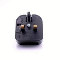 Type G UK Travel Plug Adapter, Grounded Universal US EU AU to 3 Pin AC Power Socket for Home Travel & Electronic Devices 1pc black UK