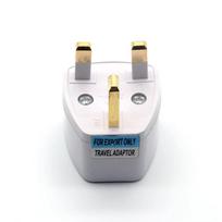Type G UK Travel Plug Adapter, Grounded Universal US EU AU to 3 Pin AC Power Socket for Home Travel & Electronic Devices 1pc white UK white
