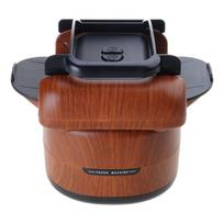Rechargeable Playing Card Machine 4 Deck Card Shuffling Tool With Top Push Button Control, ABS Housing and Wood Look Finish for Family Card Rounds 1