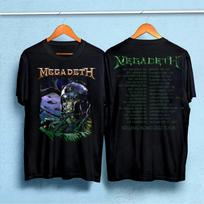 Megadeth Five Finger Death Punch Tour 2022 T Shirt 130 black
