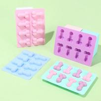 3D kūrybiškas varpos formos pyrago forma maistinio silikono fondanto muilo grybelis gimtadienio vakarėlio pokštų reikmenys kepimo formelės pyrago įrankis pink