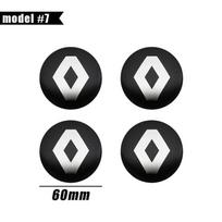 Skirta Renault Austral Kadjar Megane Captur Arkana Dacia Logotipo Ratlankio Dangtelio Lipdukai 4 vnt. 56mm 60mm 65mm Automobilio Ratlankio Centrinio Gaubtelio Lipdukai