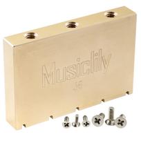 Musiclily Ultra 36mm Brass Tremolo Block for Gotoh GE1996T Floyd Rose Tremolo Unit beige