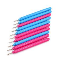 10 vnt. įpjovų popieriaus vėlimo įrankių, daugiaspalvis plastikas, „pasidaryk pats“ popieriaus amatas 10 Pcs blue
