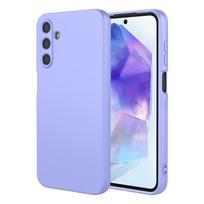 Lankstus skysto silikono TPU dėklas, skirtas Samsung Galaxy M15 M35 M55 5G M14 M34 M54 M13 M23 M33 Apsauginis dangtelis Fundas Coque Capa For Samsung M55 5G violetinė