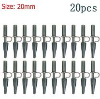 20-100pcs lot Carp Fishing Heavy Duty Silica Gel Lead Clip Tail For Carp Carp Fishing Rig Accessories Kit for Fishing Line gray