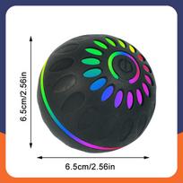 Interactive Smart Dogs Toys Balls - USB Automatic Moving Bouncing Ball for Puppy to Large dog-Electronic Pets Ball Birthday Gift gray