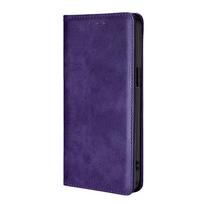 Nokia G60 5G odinis atverčiamas dėklas su kortelių laikikliu X30 5G violetinė
