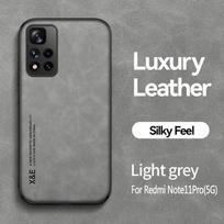 Leather Case For Xiaomi Redmi Note 12 11 Pro Plus 5G 11S 12S 12C Magnet Cover Case For Redmi Note 12 11 10 9 8 Pro 5G 10S 9S 10C Redmi Note 11S (4G) gray