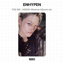 ENHYPEN THE SIN : VANISH Weverse Albums ver. Official Photocard NI-KI 02 gray