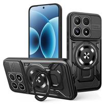 For Xiaomi 17 Case Xiaomi 15 phone Cover Xiaomi 15 Pro Magnetic Armor Shockproof Ring Holder Case Magsafe Wireless Charge Cover Xiaomi 17