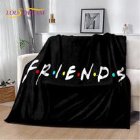 HD Draugų TV serialo 3D spausdinimo minkštas pliušinis pledas, flanelinis pledas metimui svetainei, miegamojo lovai, sofai, pikniko uždangalas Size: 75*100cm, Weight: 280 GSM