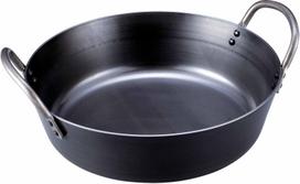 Kanda Tempura Deep Made in japan Tsubame Professional Commercial Kanda Iron Pot Fryer, Iron, 30cm, 5.0L, 002174 juoda