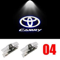 Automobilio LED Durų Įspėjamoji Lemputė Lazerinis Projektorius Šešėlio Šviesa Sveikinimo Logotipo Lempa Toyota Corolla RAV4 Camry Yaris C-HR Prius DF0