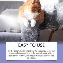 Anti- Pet Cat Spray Bitter Formula Deters Licking Repels Pets From  & Biting Protects Furniture Antichewing black