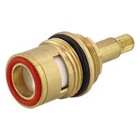 Valve Faucet Bath Filter G3/4 Mixer Parts Replacement Single Clockwise Red