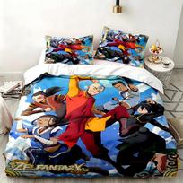 Avatar The Last Airbender 3pc set Perfect for bedroom use Comfortable bedding set includes a duvet cover and two pillowcases Ideal birthday or Christm 135cmx200cm gray