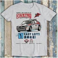 2026 New Martini Racing Delta Rally Arcade Funny Gift Tee T Shirt Unisexs And Unisexs Same Crew Neck Pure Cotton Tshirt XL gray