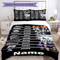 3pcs Custom Name Fast & Furious Bedding Set Duvet Cover Closure Includes 1 Duvet Cover & 2 Pillowcases, Soft and Comfortable for All Seasons. 140cmx200cm