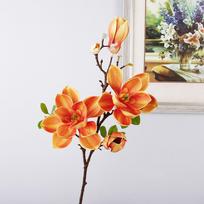 Large Artificial Magnolia Flower Handmade Realistic Simulation Big Magnolia Real Touch Eva Faux Magnolia Branch Wedding Decor