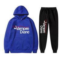 Vampyrų Dienoraščiai Hoodies ir Jogger Rinkinys M black