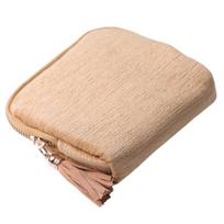 Didelės talpos papuošalų maišelis su užtrauktuku Nešiojamas kelioninis papuošalų organizatorius Daug skyrelių Papuošalų laikymo maišelis 1pc beige