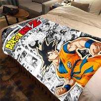 1 vnt. Son Goku rašto flanelinė antklodė, aukštos kokybės, tinkanti visiems metų laikams, namų dekorui, šilumai ir komfortui, puikiai tinkanti kalėdinėms dovanoms 80cm x 120cm white