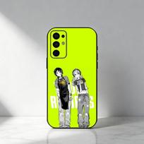 LES Green Y-Yuri Aya-Mitsuki Couple Phone Case For Samsung S25,S24,S21,S22,S23,S20,Ultra,S26,Plus,Fe,Note,5G Black Cover Samsung S24 yellow