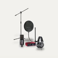 Focusrite Scarlett Solo 4th Gen + sE Electronics X1 S + ATH-M30x Singer-Songwriter Set