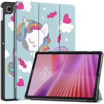 Case For Lenovo Tab 10.1 2025 TB-311FU TB-311XU Tri-Folding Magnet Tablet For Tab K10 2nd 10.1 inch with Auto Wake Sleep Tab TB311FU pink