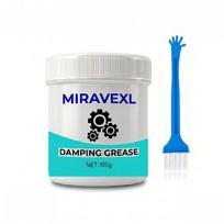 Washing Machine Damping Grease 100g with Brush, Vibration & Noise Reduction for Suspension Rods, Multi-Purpose Shock Absorption 1PC