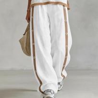 Women's Casual Color Loose Fit Pants for and Everyday Casual Wear S balta