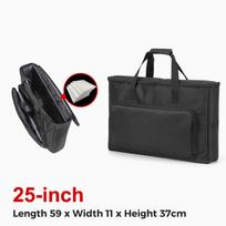 24/25/27/32 Inch Monitor Carrying Bag With Cushioning Foam Shockproof Full Protection Traveling Portable Computer Screen Case 25 inches black