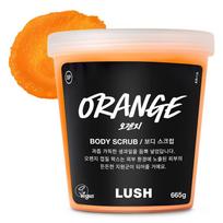 Lush Orange Shower Body Scrub 665g 1 pcs black