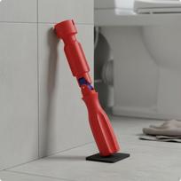 Toilet Seat Removal Wrench 360Degree Rotation Installation MultipleSize Interface gray