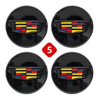 4pcs 3D 67mm Car Wheel Center Hub Caps Cover for Cadillac BLS CT4 CT6 CTS SLR SLS SRX XT5 XT6 XTS Escalade Deville DTS Tiburon zfw3