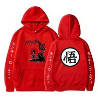 Dragonballs Goku, Perimeter Fleece Hoodie Print Sweater Anime Hoodie 2XL rožinė