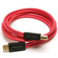 ACOUSTIC REVIVE Conductor USB Standard PC-TripleC Cable, Specification, 1.0m, R-AU1PL1.0 red