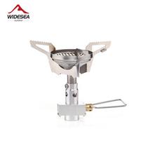 Widesea Camping Gas Burner Backpack Stove Cylinder Portable supplies Stove Outdoor Travel Gear Cookware Equipment Accessories white