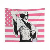 Anime Choso JJK meno spaudiniai Plakatas Sienų dekoras Gobelenas bendrabučiams Svetainėms Miegamiesiems Namų kabinamas dekoras 74x94cm(29x37in) black